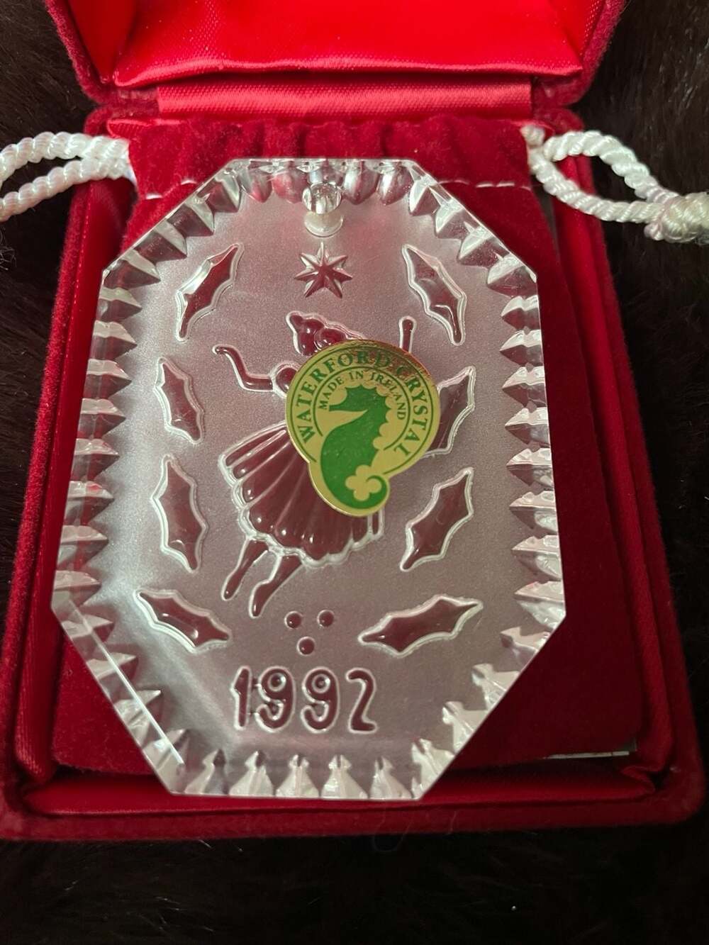 Waterford Crystal 1992 Nine Ladies Dancing Christmas Ornament